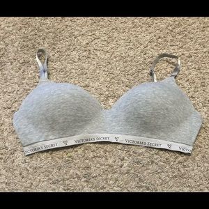 Victoria Secret 34DDD Wireless Bra Gray